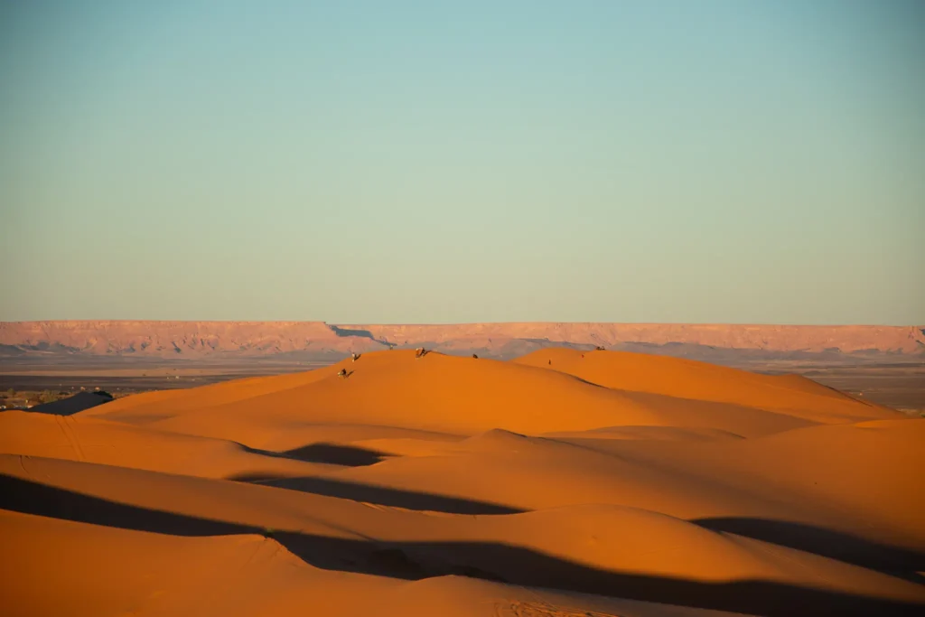 coucher de soleil désert merzouga