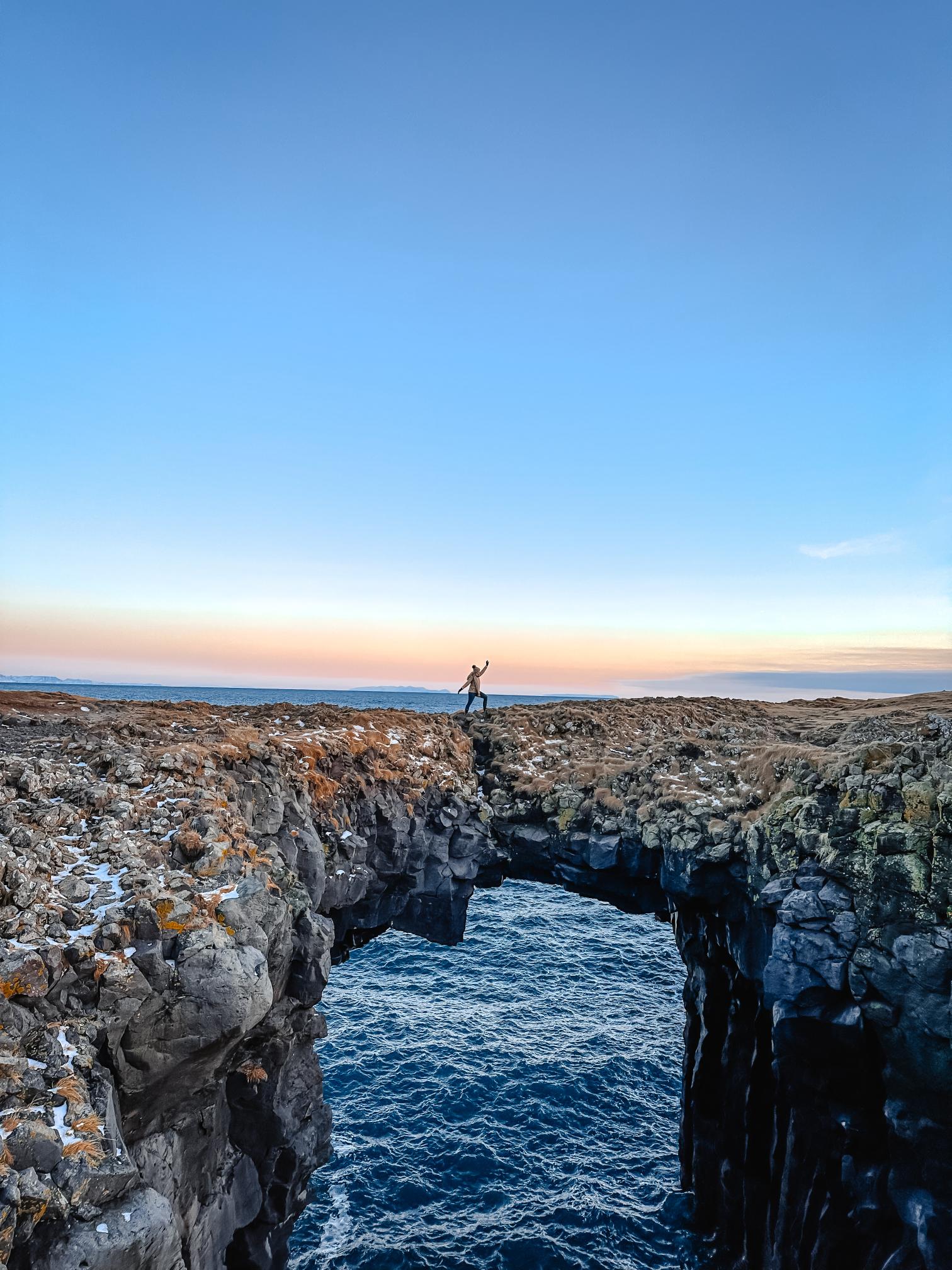 arnarstapi stone bridge