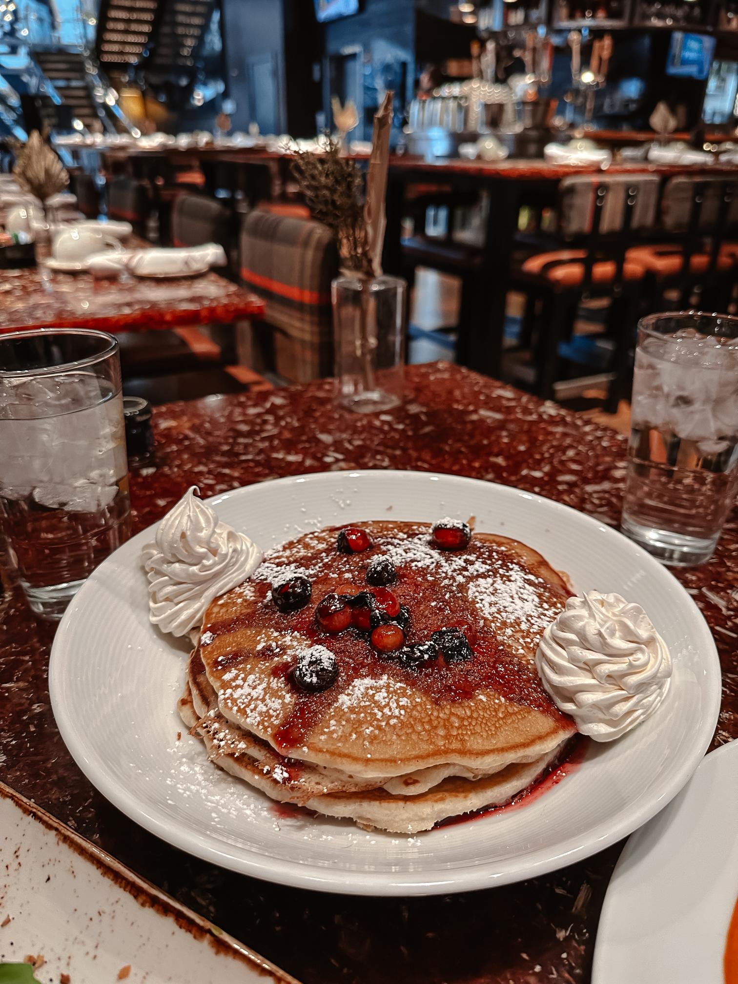 blueberry pancakes