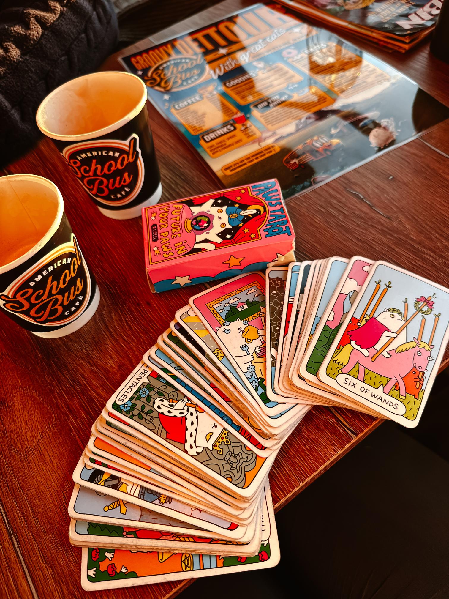 tarot et cafés