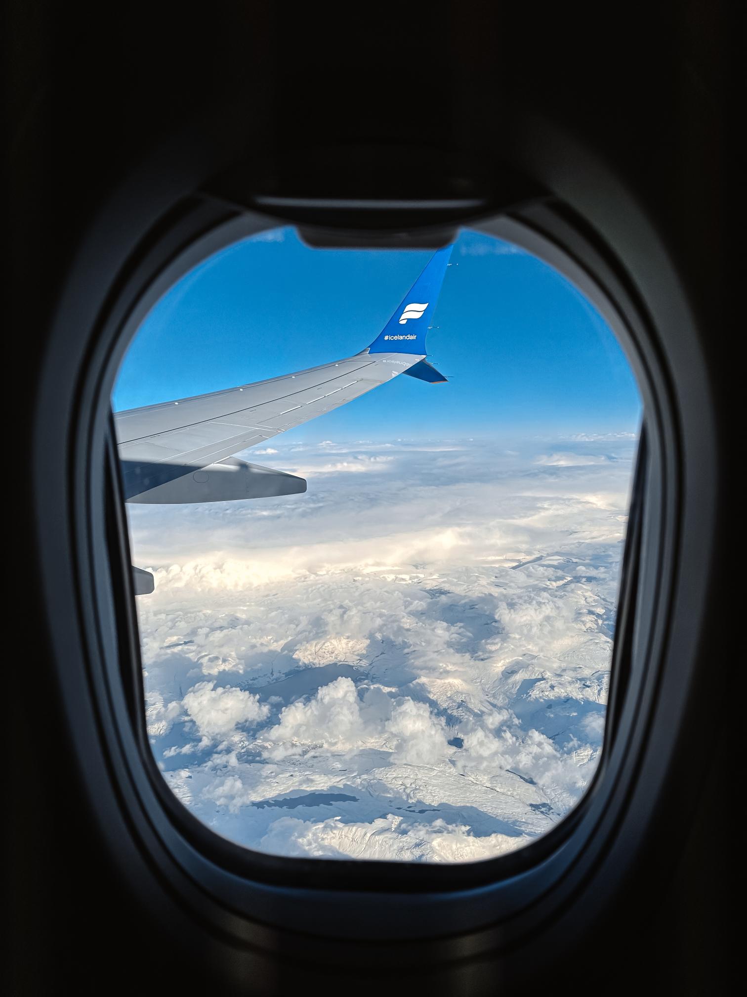 vue hublot icelandair