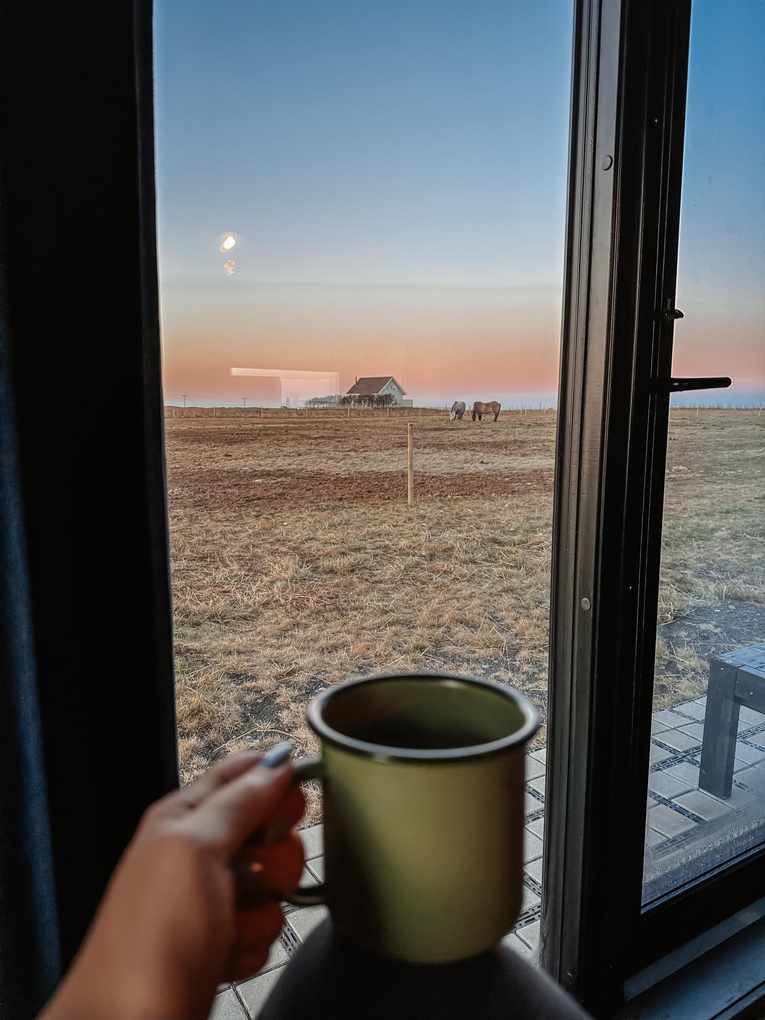 café avec vue
