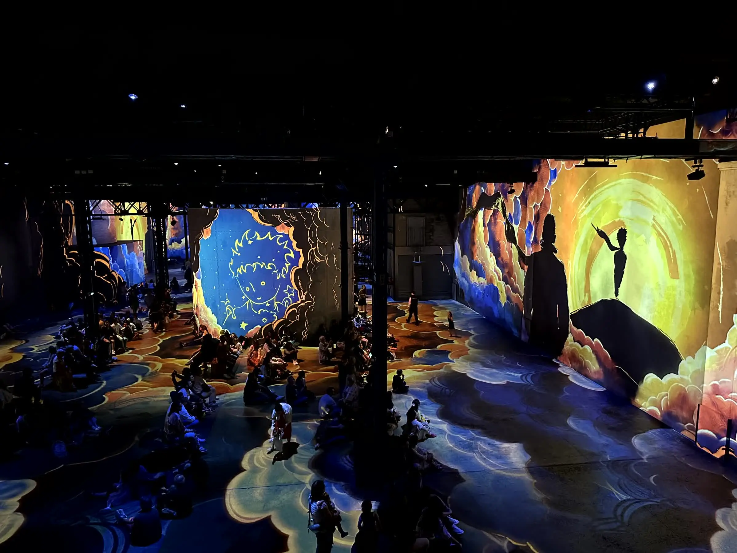 Le Petit Prince à l'Atelier des Lumières