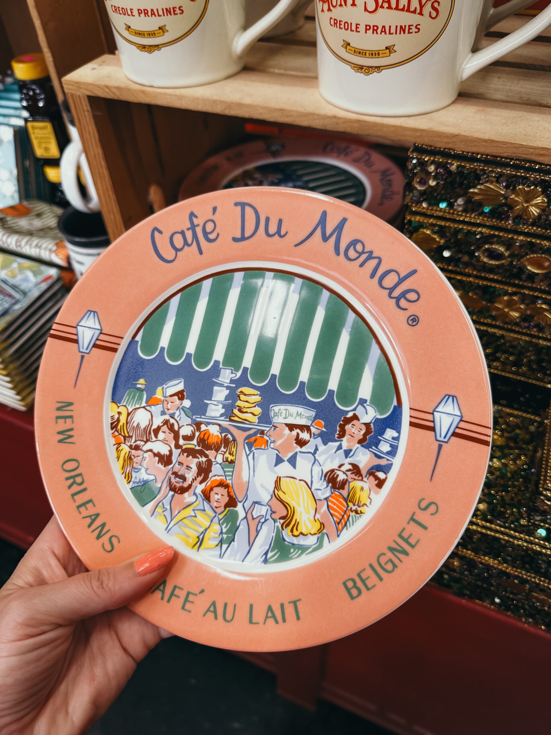 assiette café du monde
