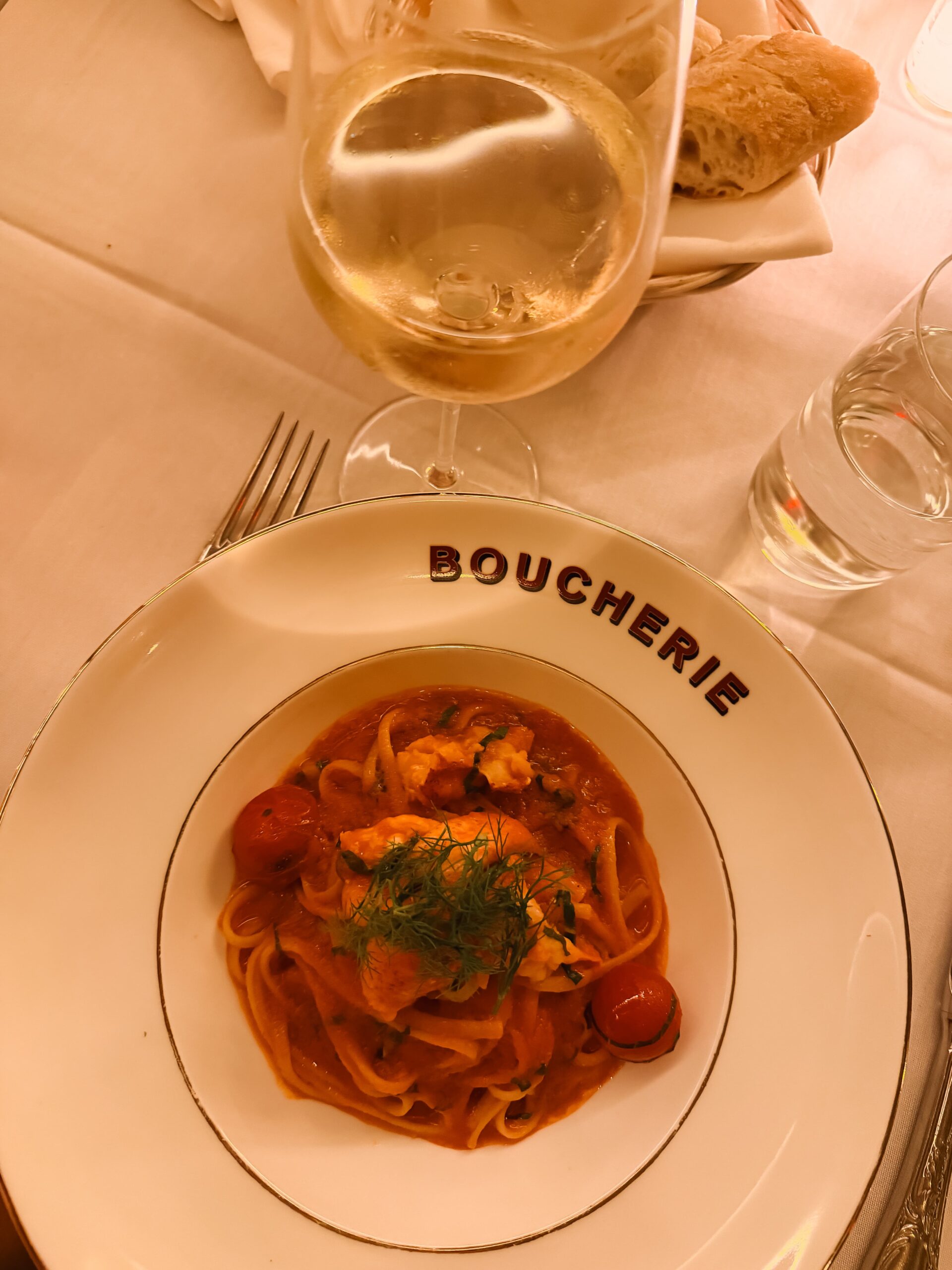 pâtes au homard